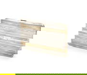 Dunhill Gold Inlaid Sterling Silver Cigarette Case: Dunhill 14K Yellow Gold Inlaid Sterling Silver Cigarette Case, with engraved stripes, 14K gold inlay, and gold washed interior, marked "Dunhill Sterling 14K Gold Inlaid". Weight: 4.90 ozt.; 5" L x