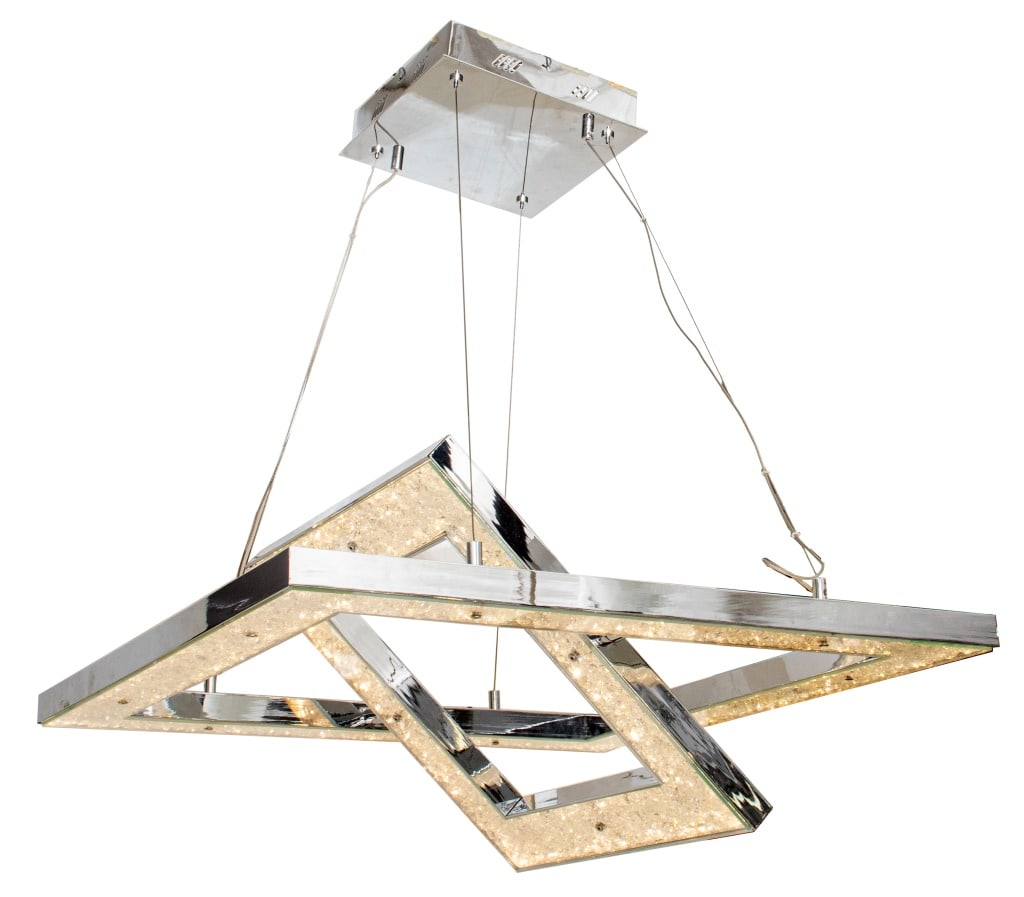 Modern Minimalist "Crushed Ice" Pendant Lamp (1 of 9)