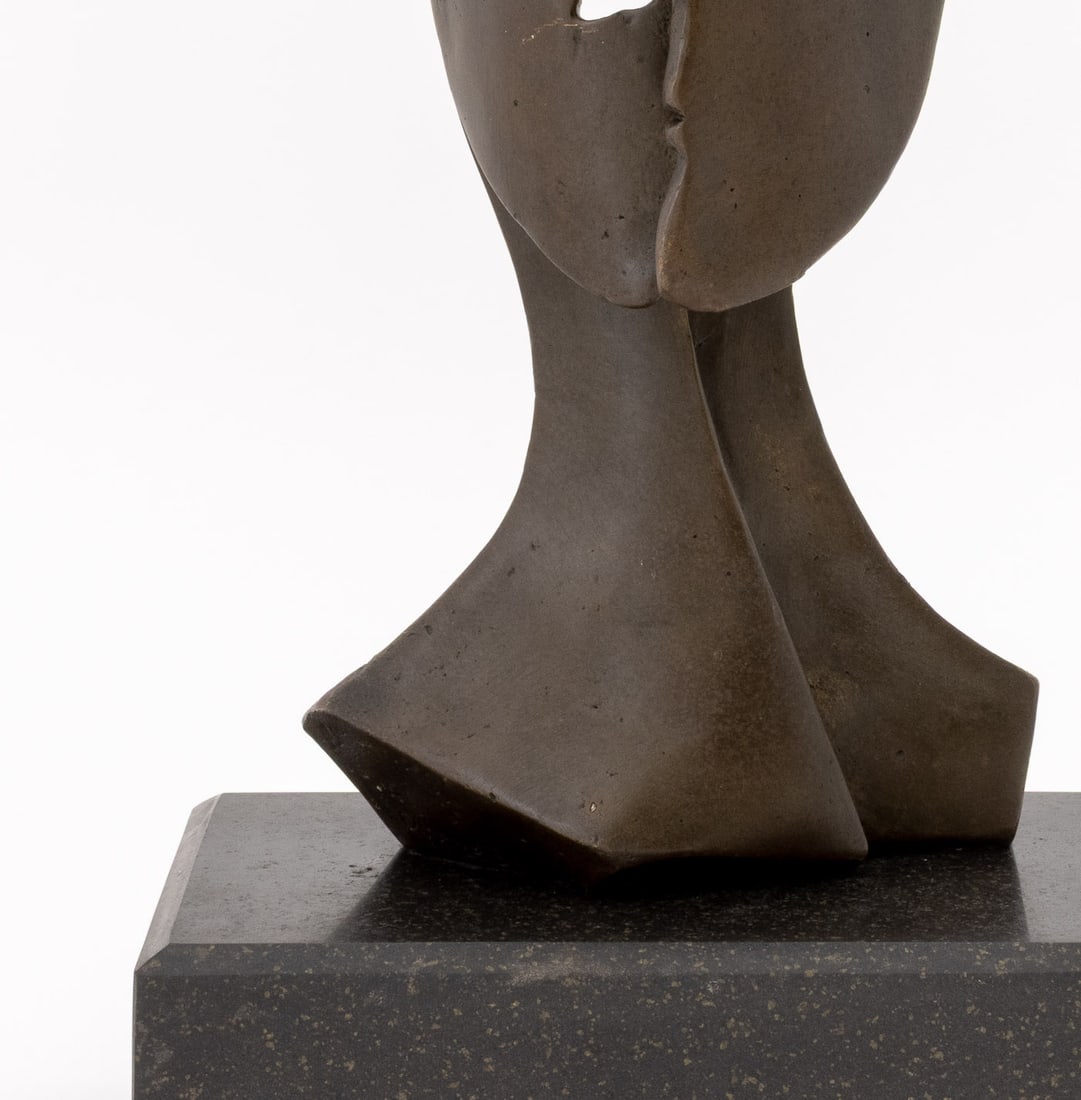 After Pablo Picasso 2 Faces Mask Patinated Bronze - 2