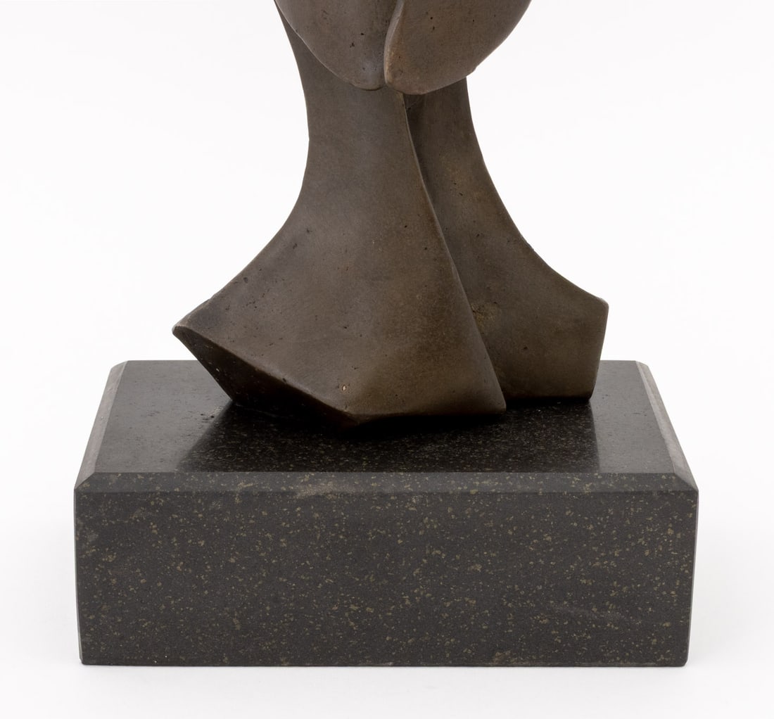 After Pablo Picasso 2 Faces Mask Patinated Bronze - 4