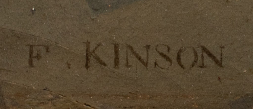 Francois Kinson Attr Family Portrait Oil on Canvas - 4