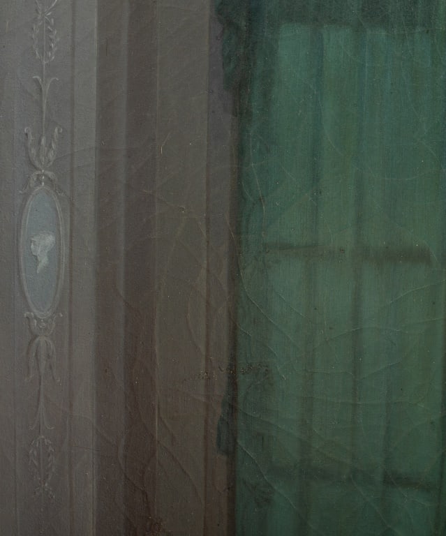 Francois Kinson Attr Family Portrait Oil on Canvas - 9