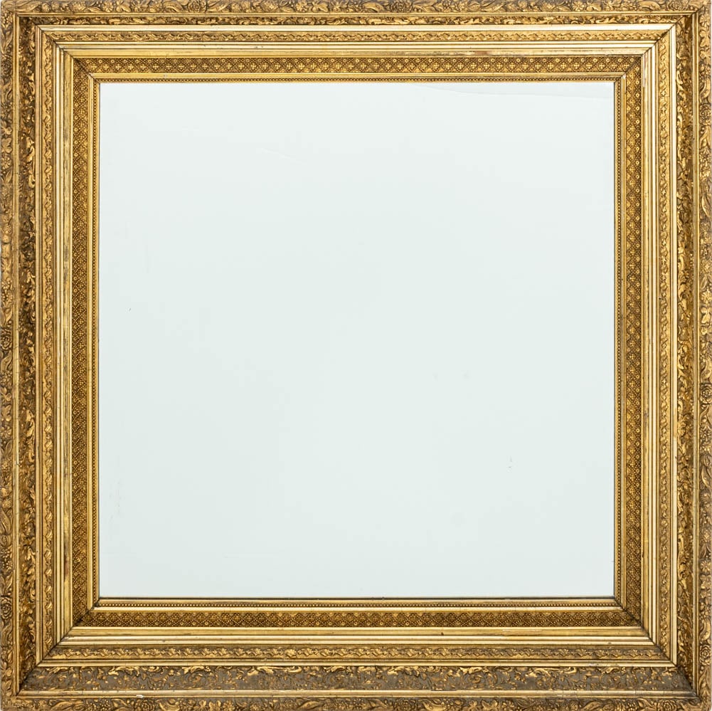 Victorian Carved Giltwood Mirror (1 of 4)