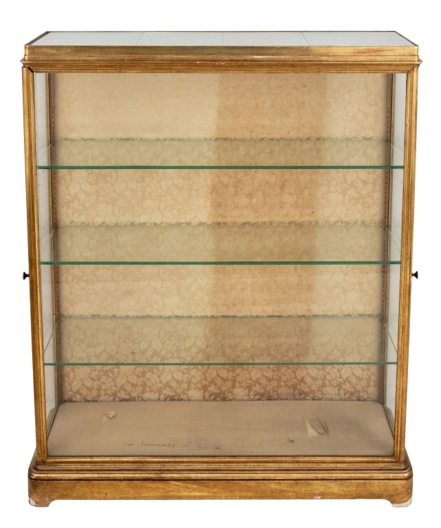 Giltwood Rectangular Display Case - 2