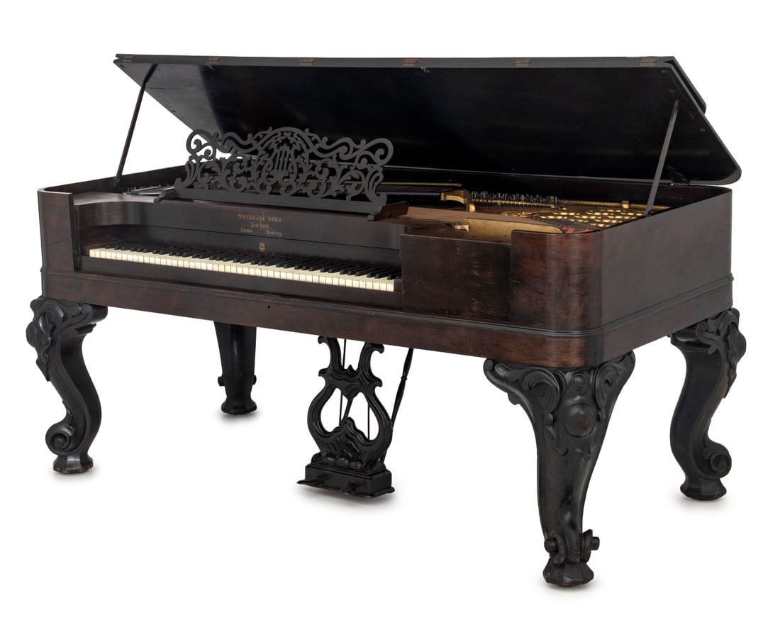 Steinway & Sons Style K Square Grand Piano, 1878 (1 of 17)