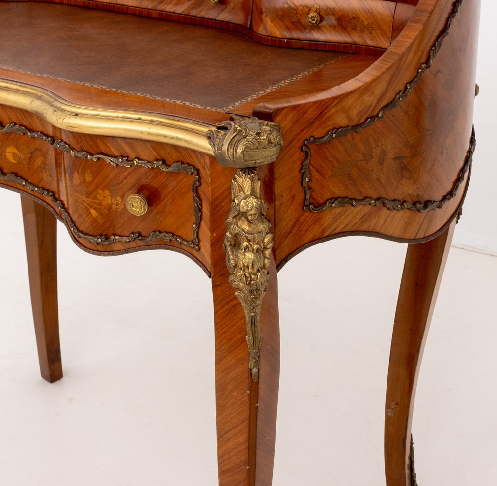 Louis XV Style Marquetry Kingwood Escritoire - 10
