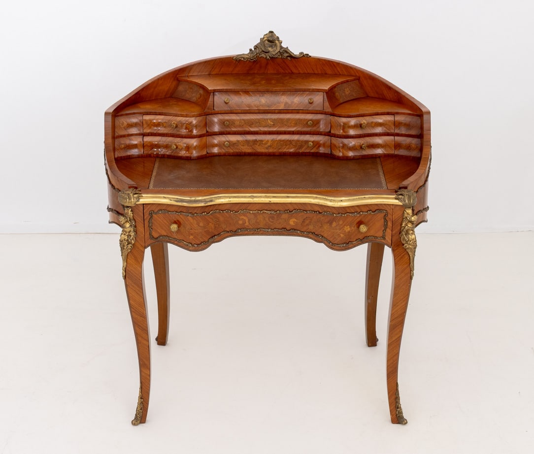 Louis XV Style Marquetry Kingwood Escritoire - 3