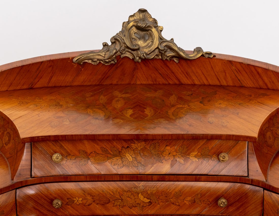 Louis XV Style Marquetry Kingwood Escritoire - 5