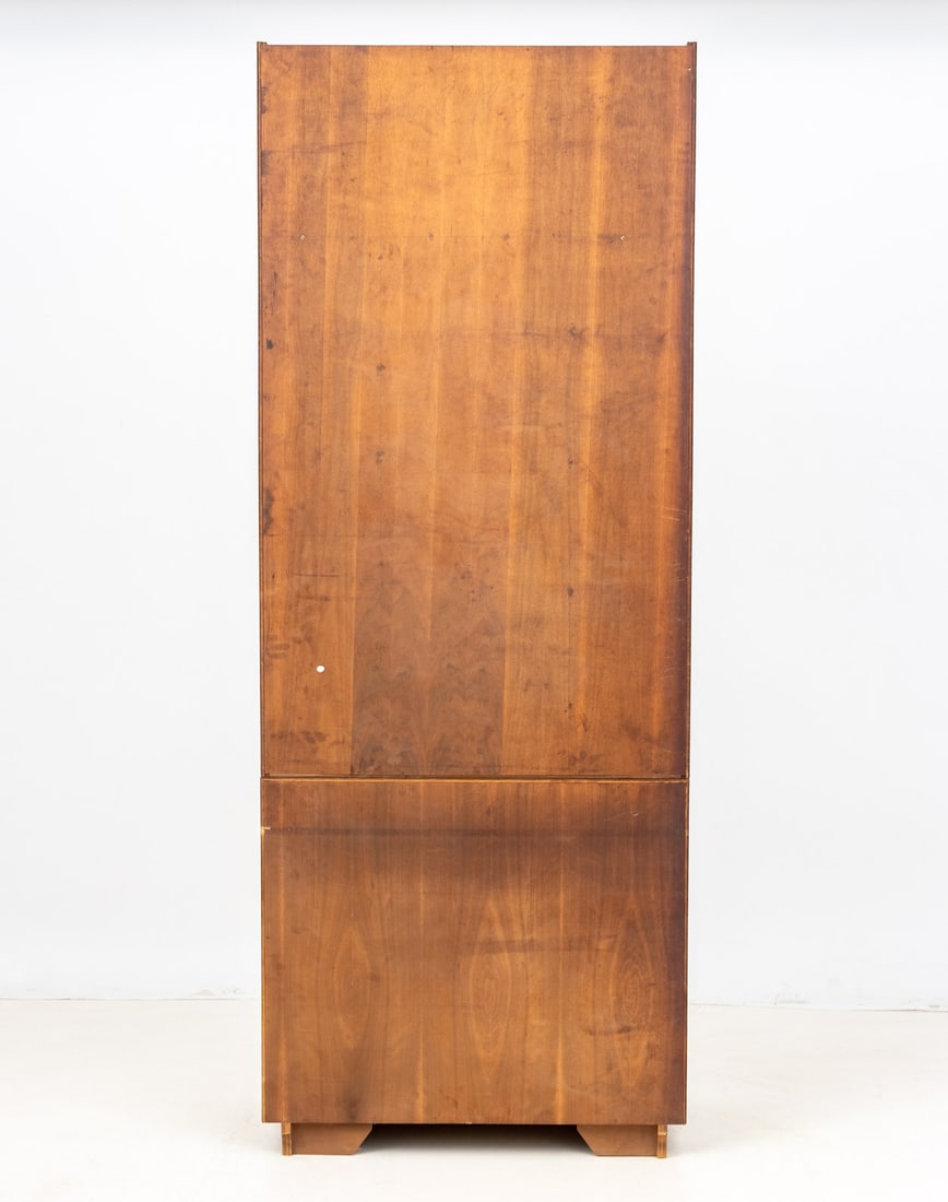 Modern Walnut Display Cabinet - 10