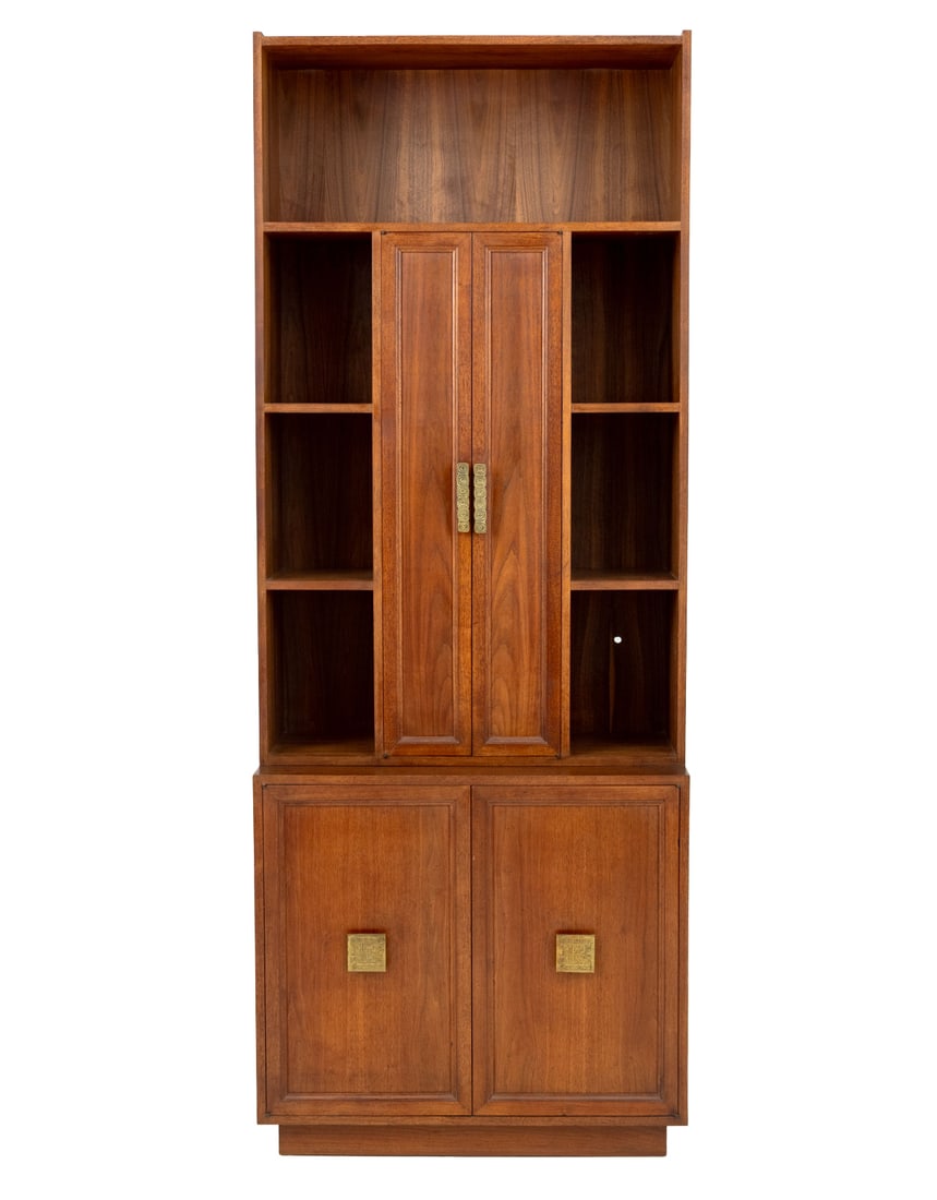Modern Walnut Display Cabinet (1 of 10)