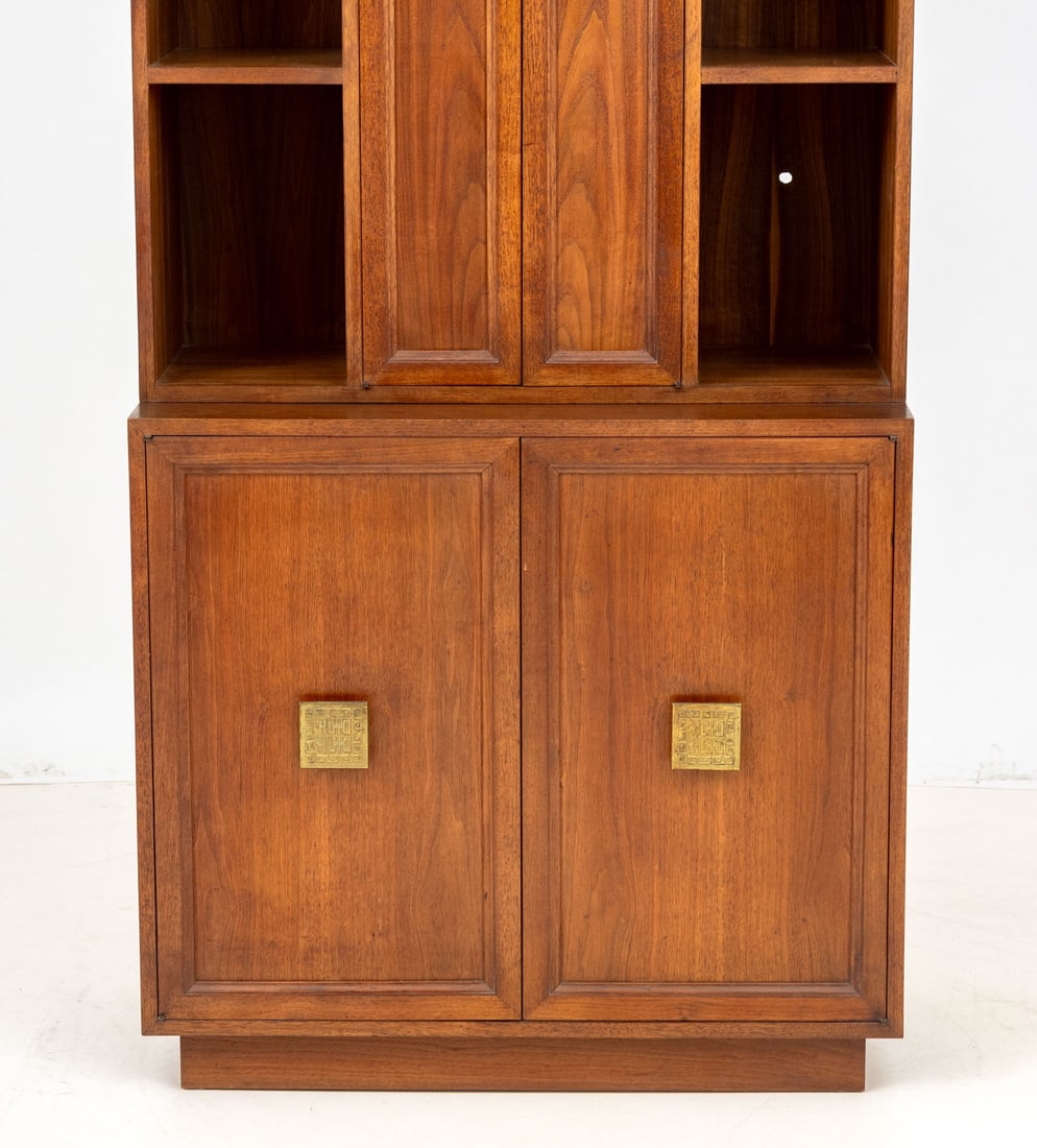 Modern Walnut Display Cabinet - 2
