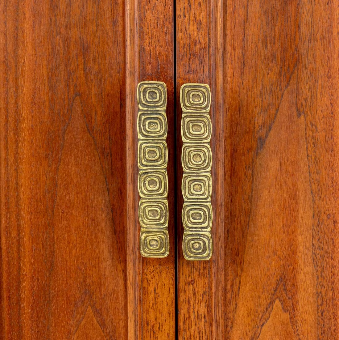 Modern Walnut Display Cabinet - 3