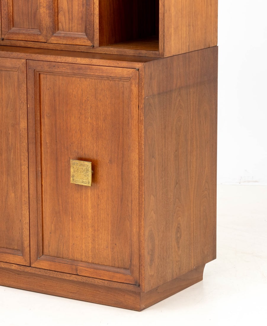 Modern Walnut Display Cabinet - 7