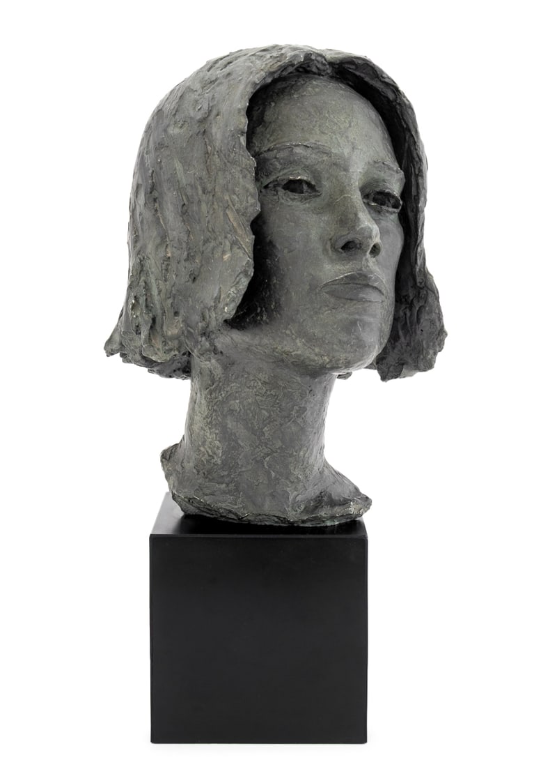 Lily Landis Female Portrait Bust Sculpture (1 of 9)