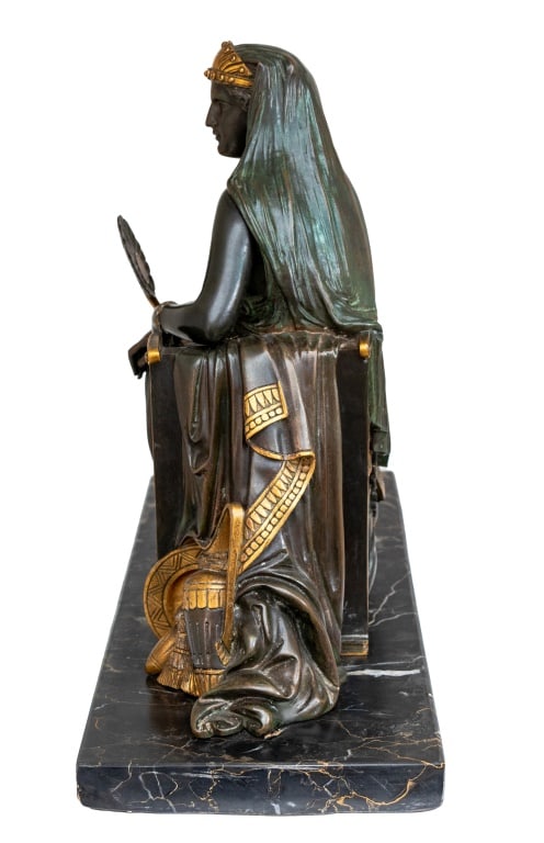 Leon Pilet "Cleopatra" Patinated Bronze, 19th C. - 4