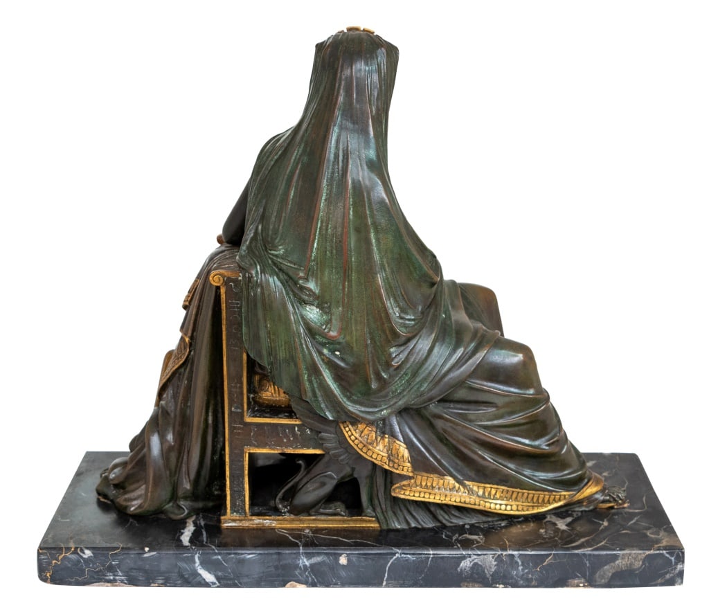 Leon Pilet "Cleopatra" Patinated Bronze, 19th C. - 5