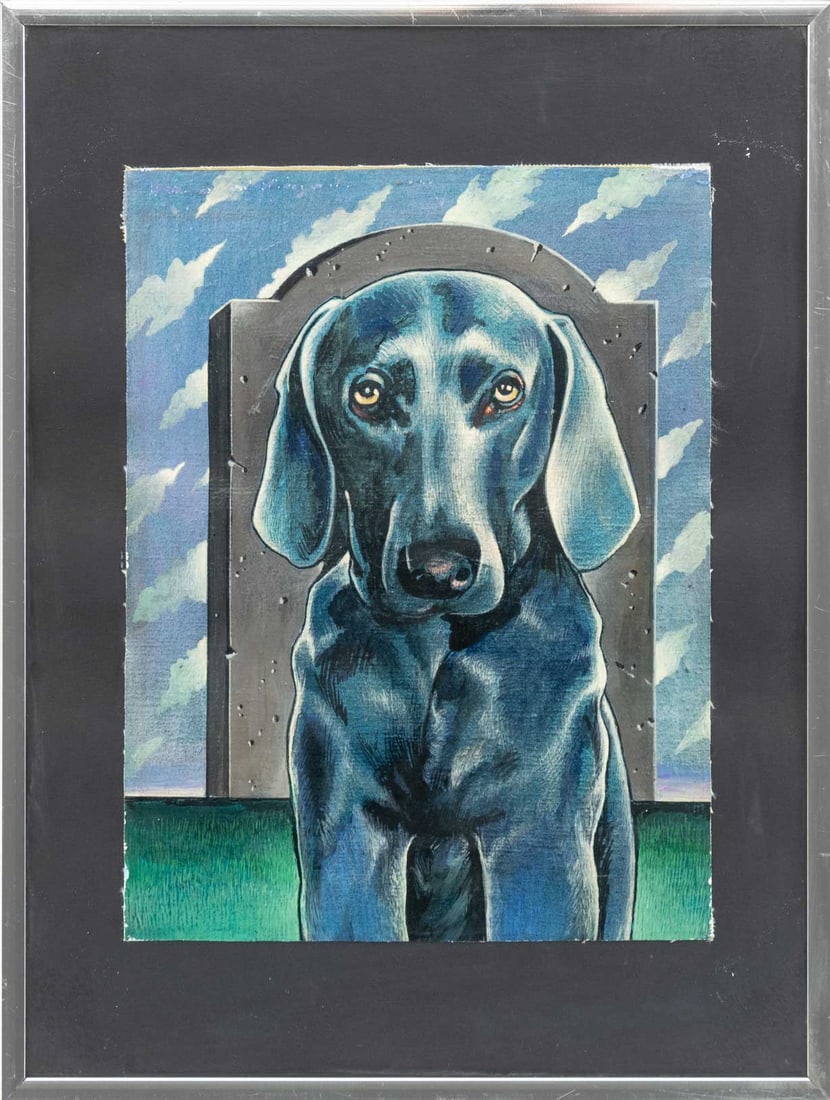 Stanislaw Zagorski Weimaraner Dog Cover Art, 1979 (1 of 7)