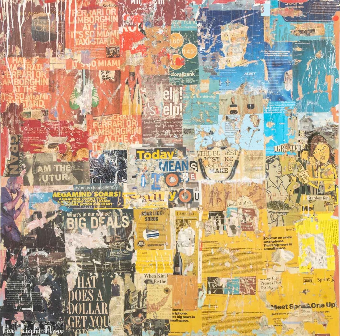 Mike Falcon "Today Means I Love You" Collage, 2014 (1 of 9)