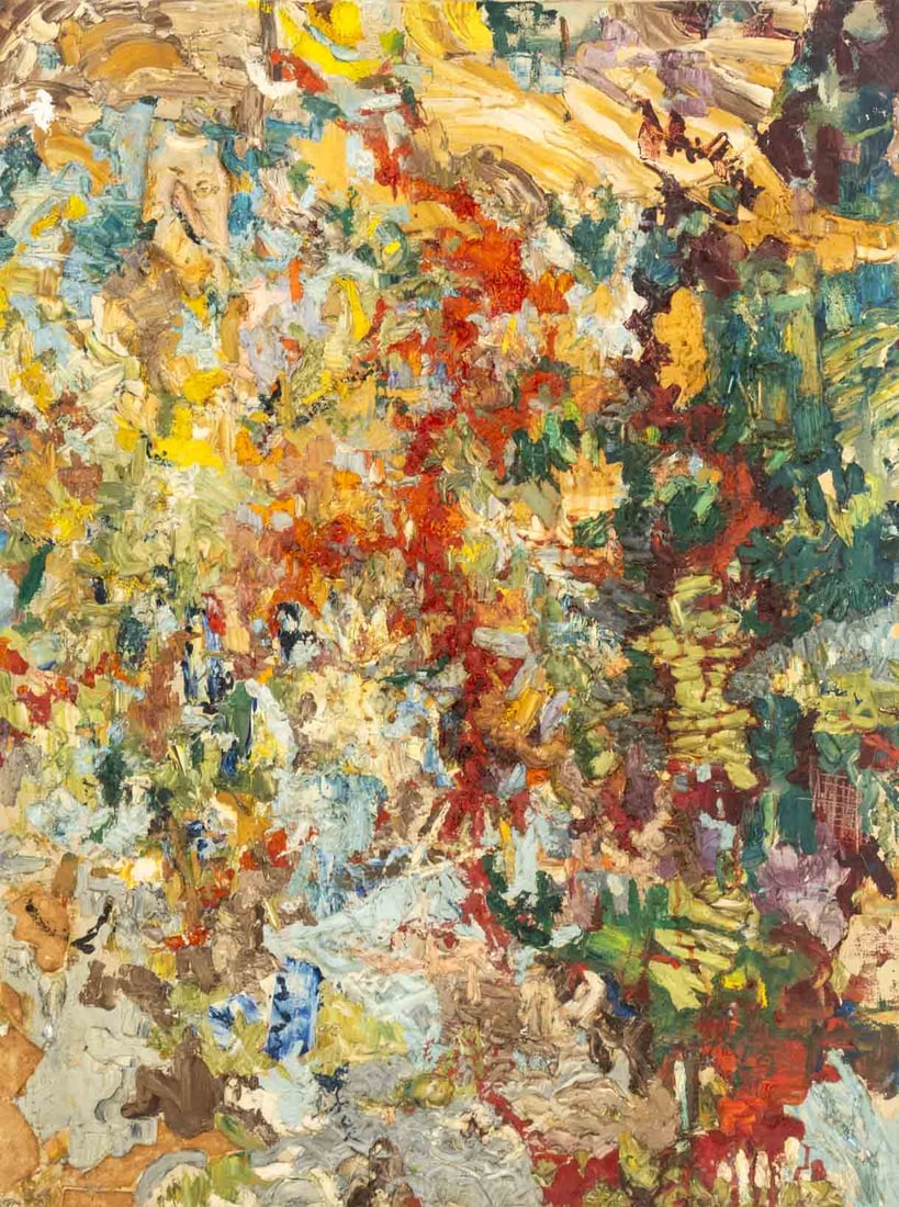 Peter Kopf Abstract Composition Oil on Canvas (1 of 9)