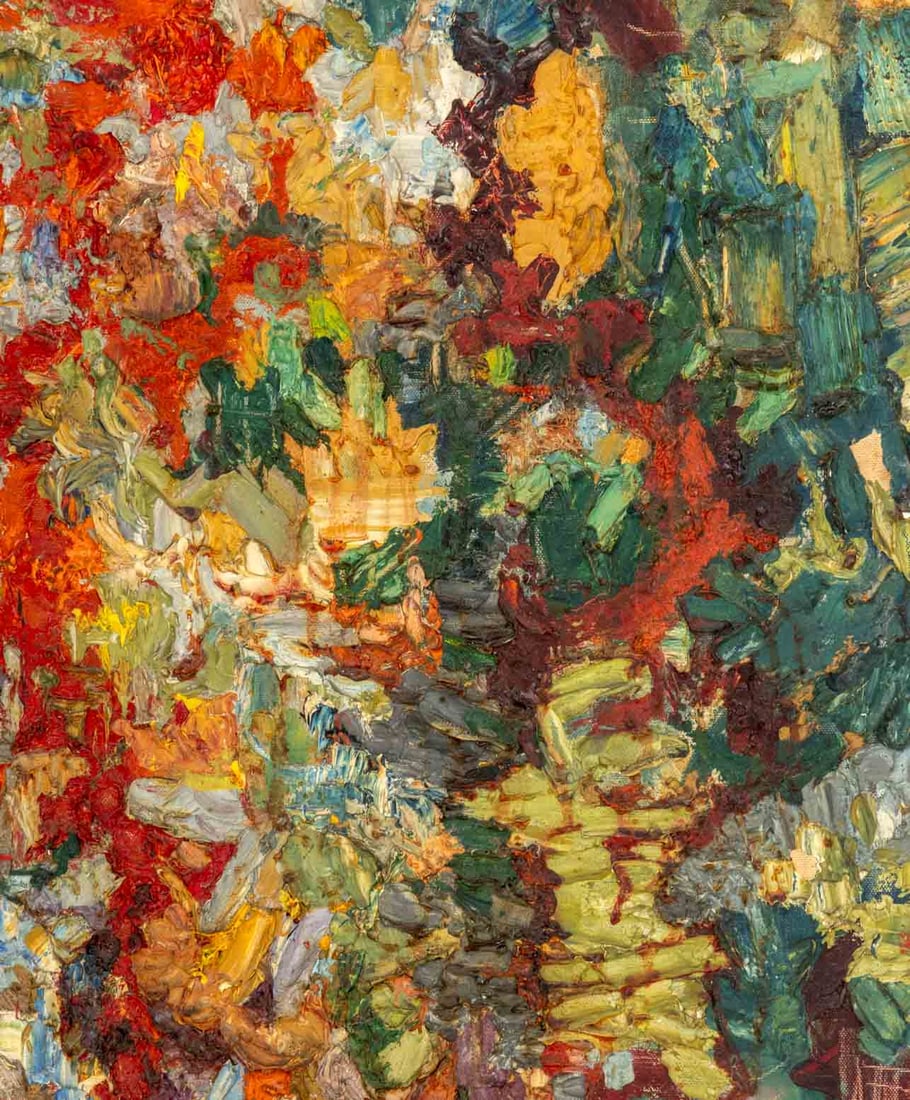 Peter Kopf Abstract Composition Oil on Canvas - 4