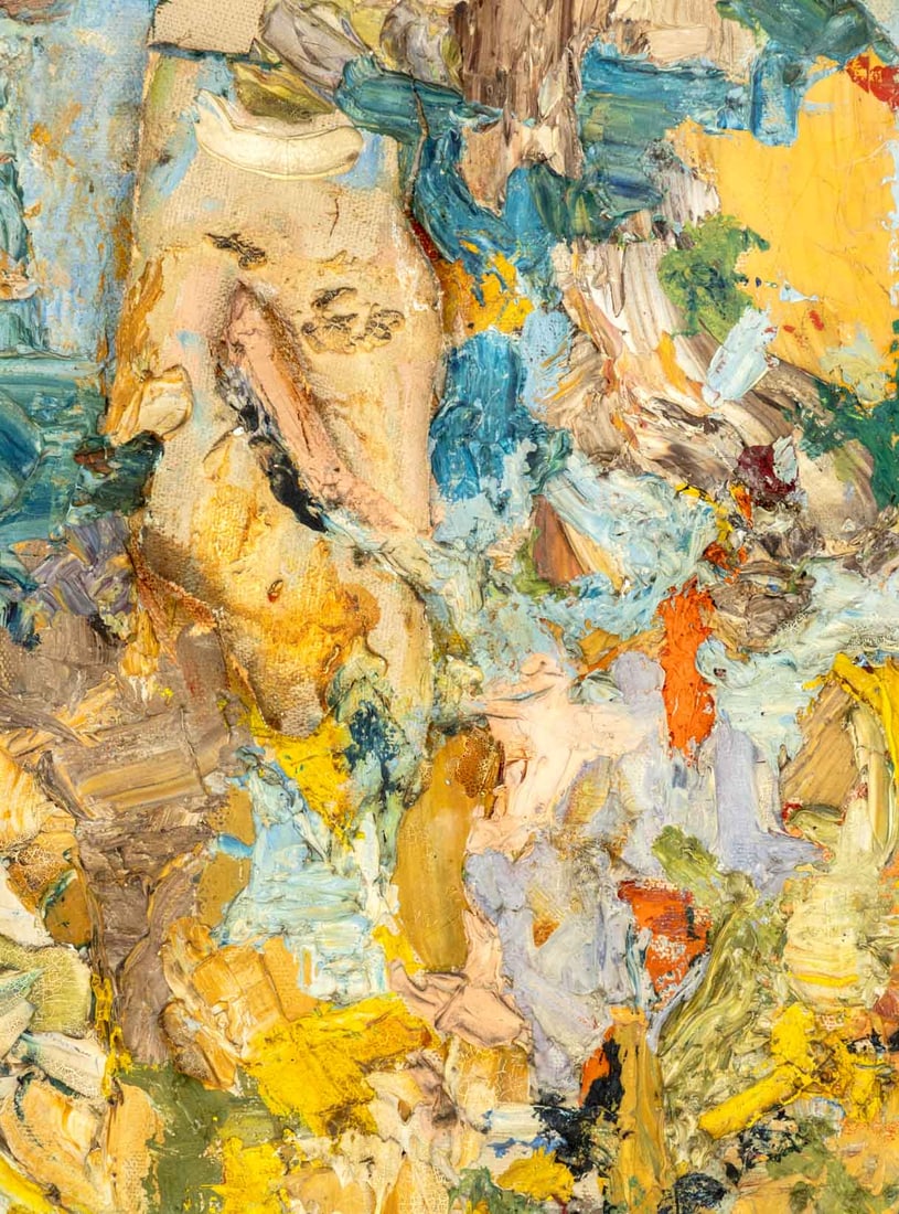 Peter Kopf Abstract Composition Oil on Canvas - 5