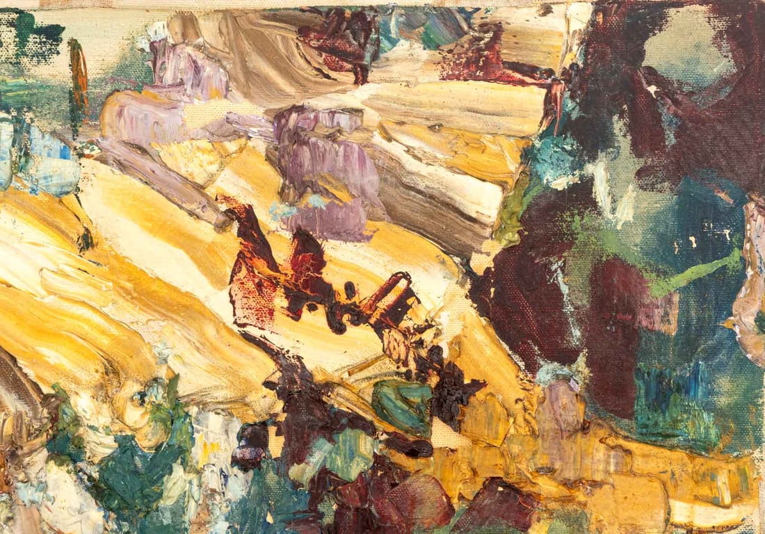 Peter Kopf Abstract Composition Oil on Canvas - 6