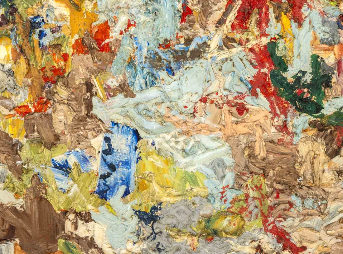 Peter Kopf Abstract Composition Oil on Canvas - 7