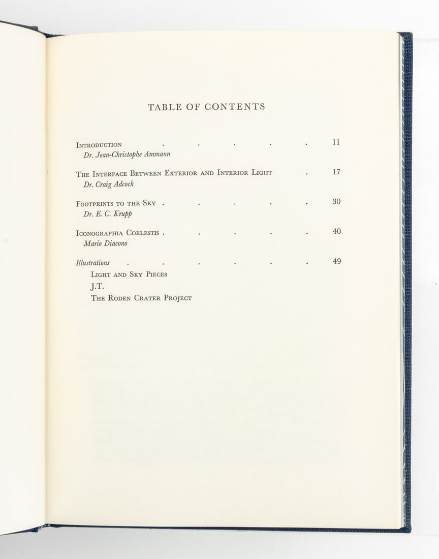 James Turrell "Mapping Spaces", 1987 - 3