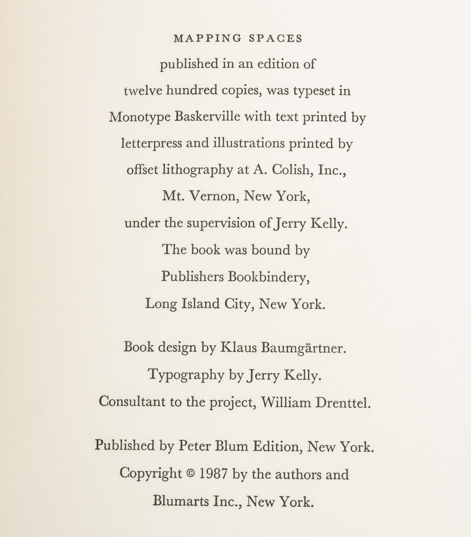 James Turrell "Mapping Spaces", 1987 - 9