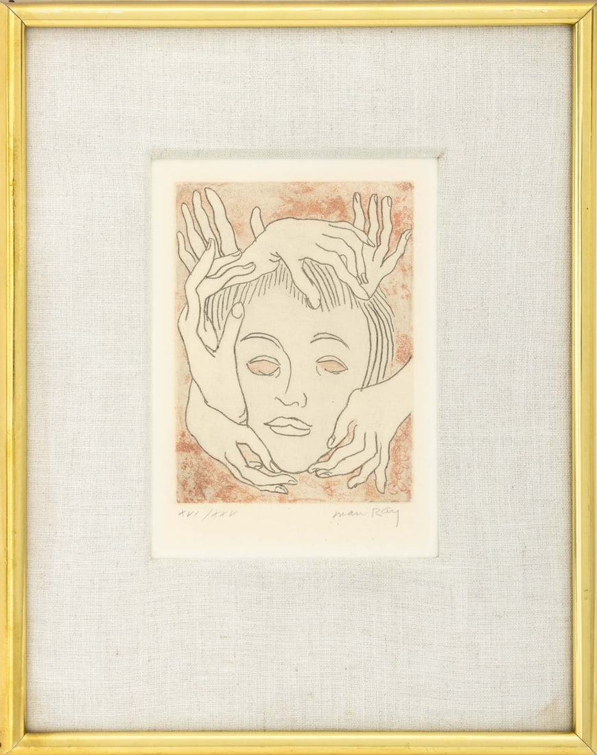 Man Ray "Masque" Etching and Aquatint, 1969 (1 of 5)