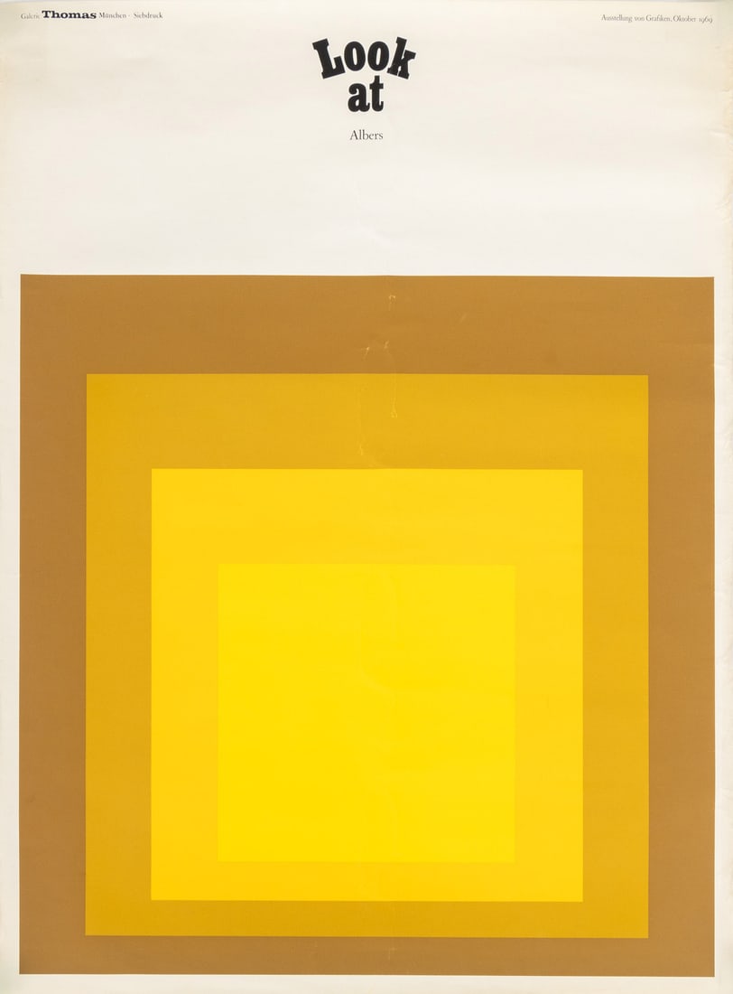 After Josef Albers "Look at Albers" Poster, 1969 (1 of 7)