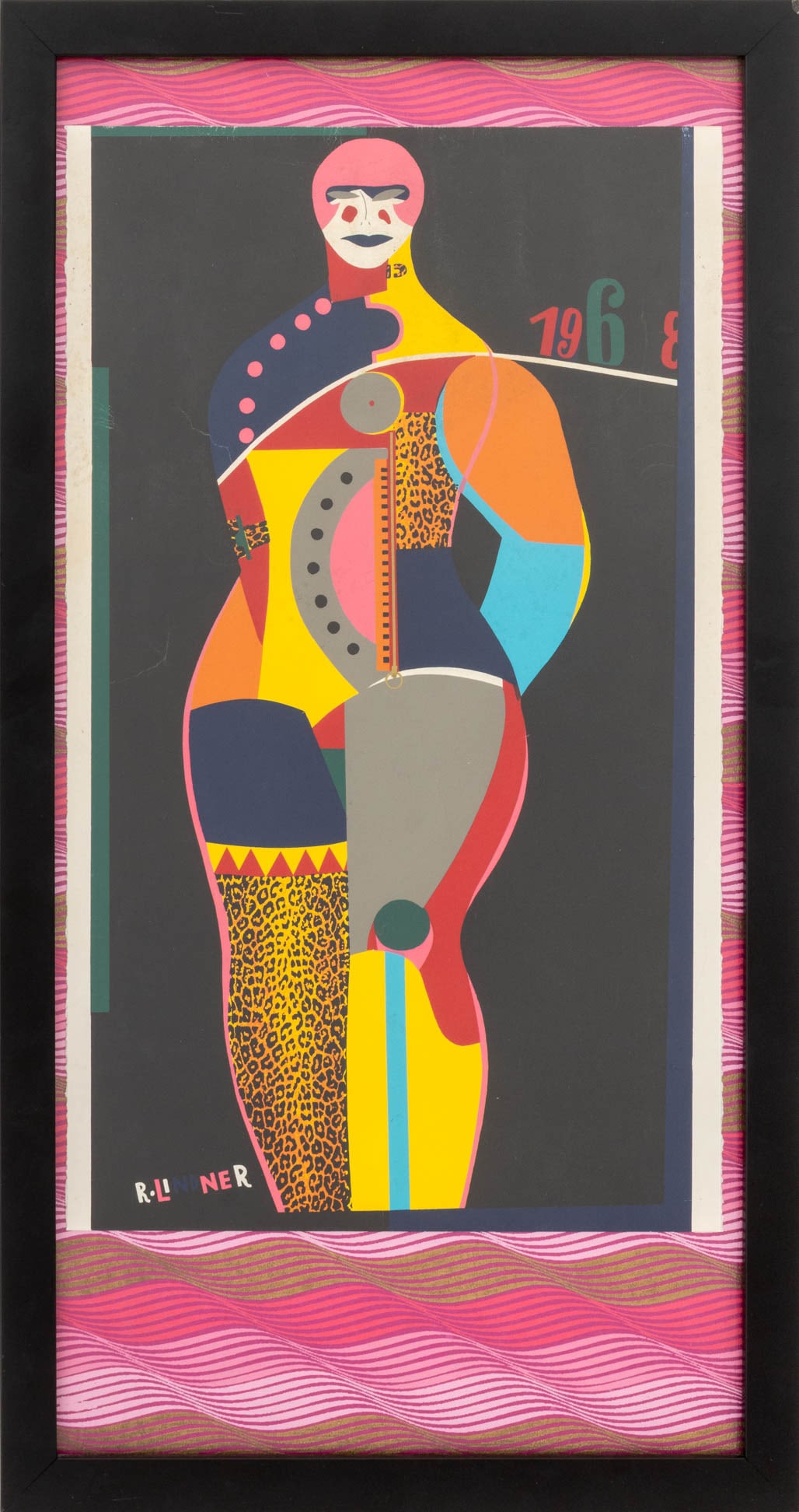 Richard Lindner "Fun City" Screenprint, 1968 (1 of 5)