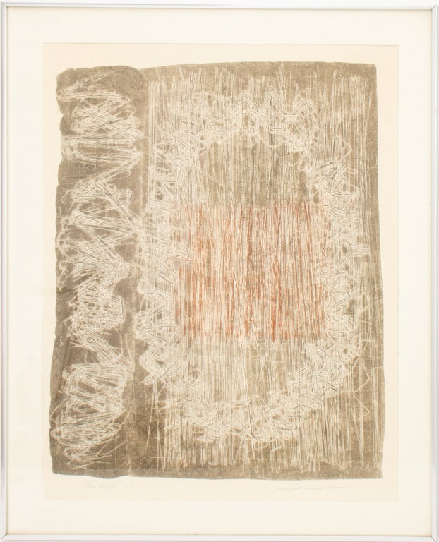 Margaret Johnson "Line Dance" Embossed Lithograph (1 of 6)