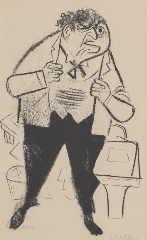 William Gropper "Summation" Lithograph - 2