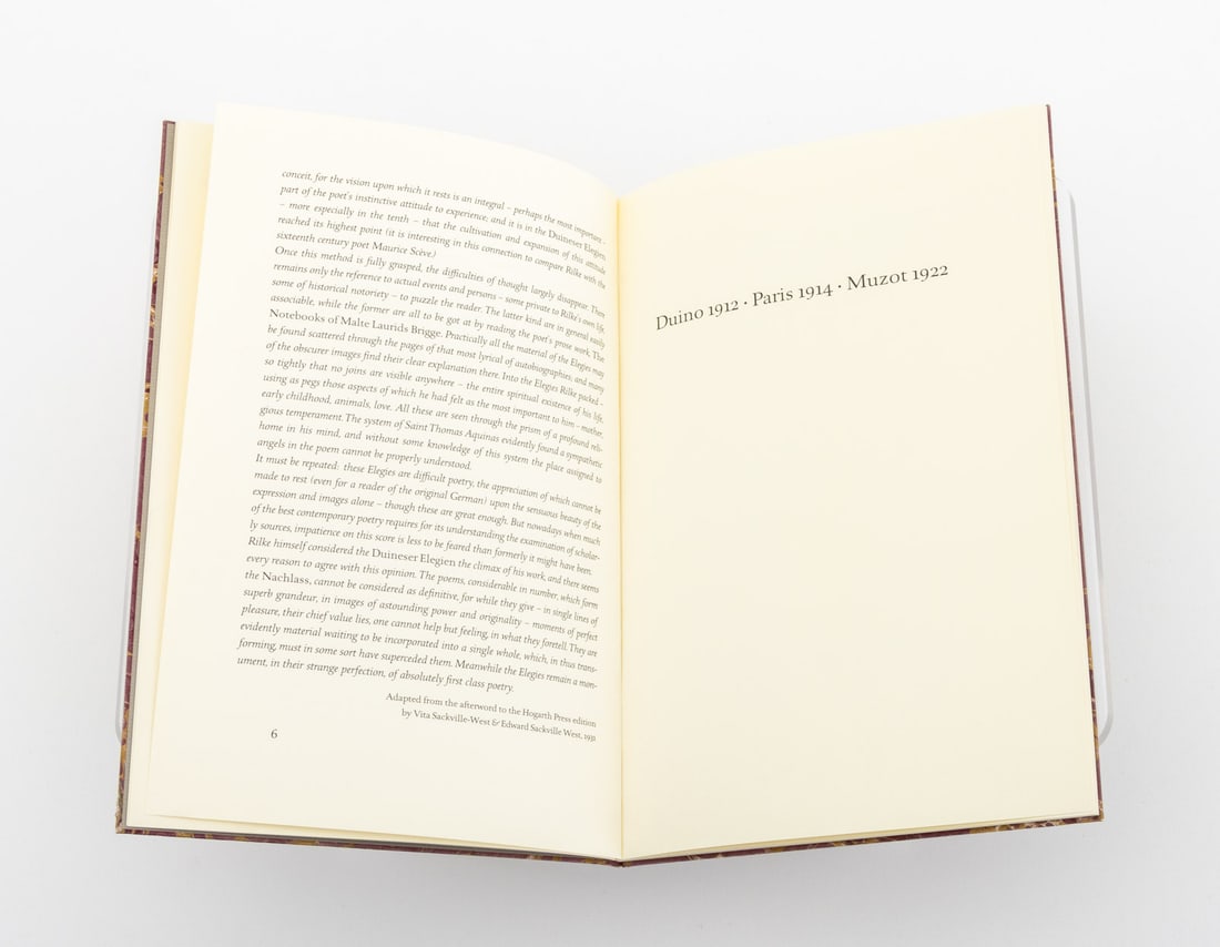 Rainer Maria Rilke "Duino Elegies", 2006 - 5