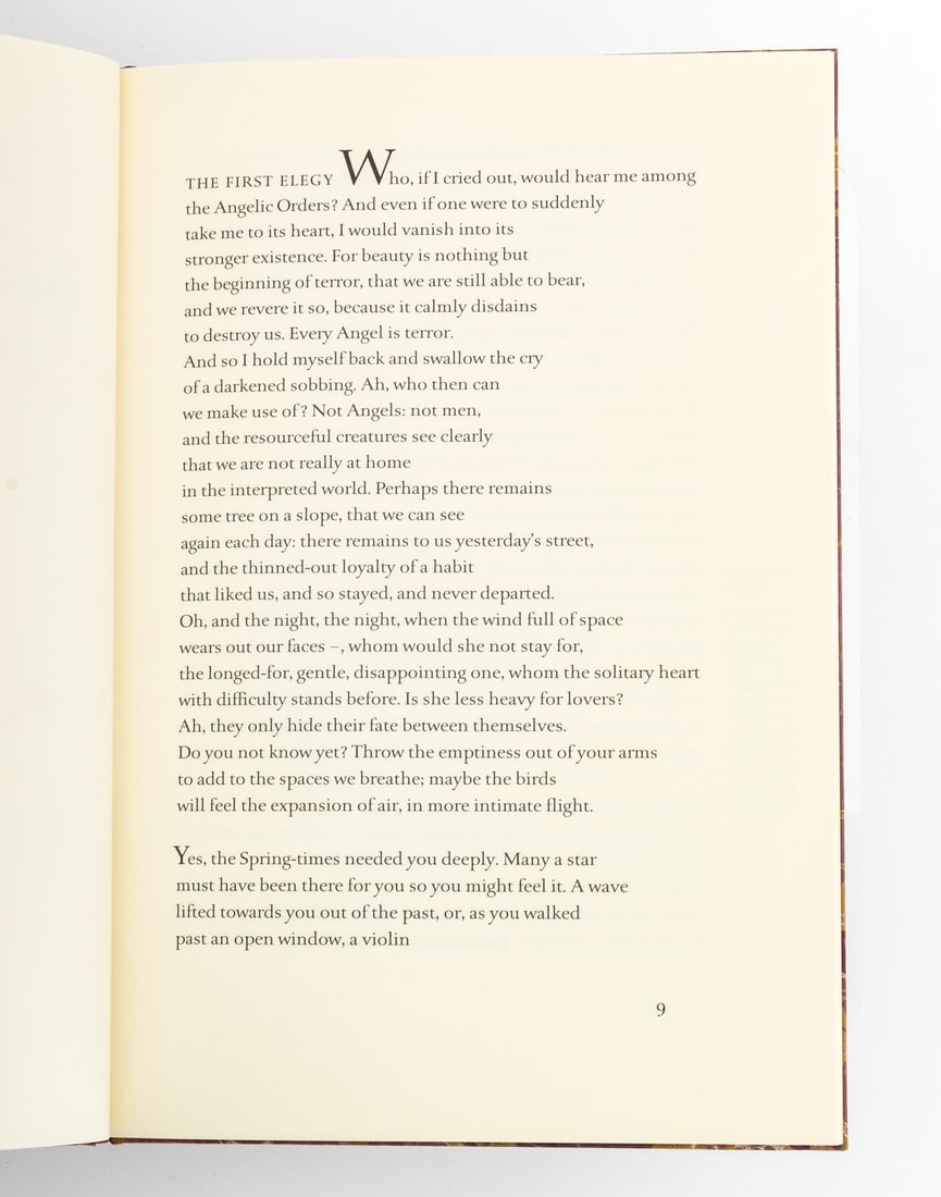 Rainer Maria Rilke "Duino Elegies", 2006 - 6
