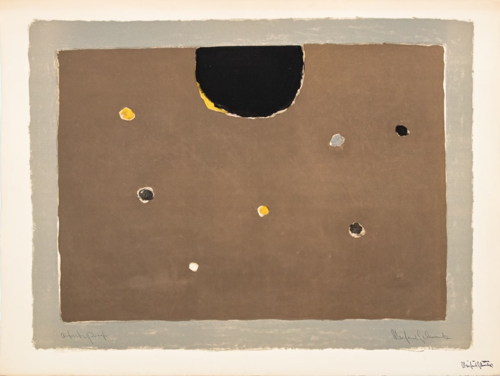 Manfred Schwartz "Somber Planet" Lithograph (1 of 7)