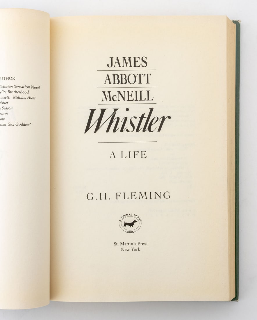 Books on James McNeill Whistler, 10 - 13