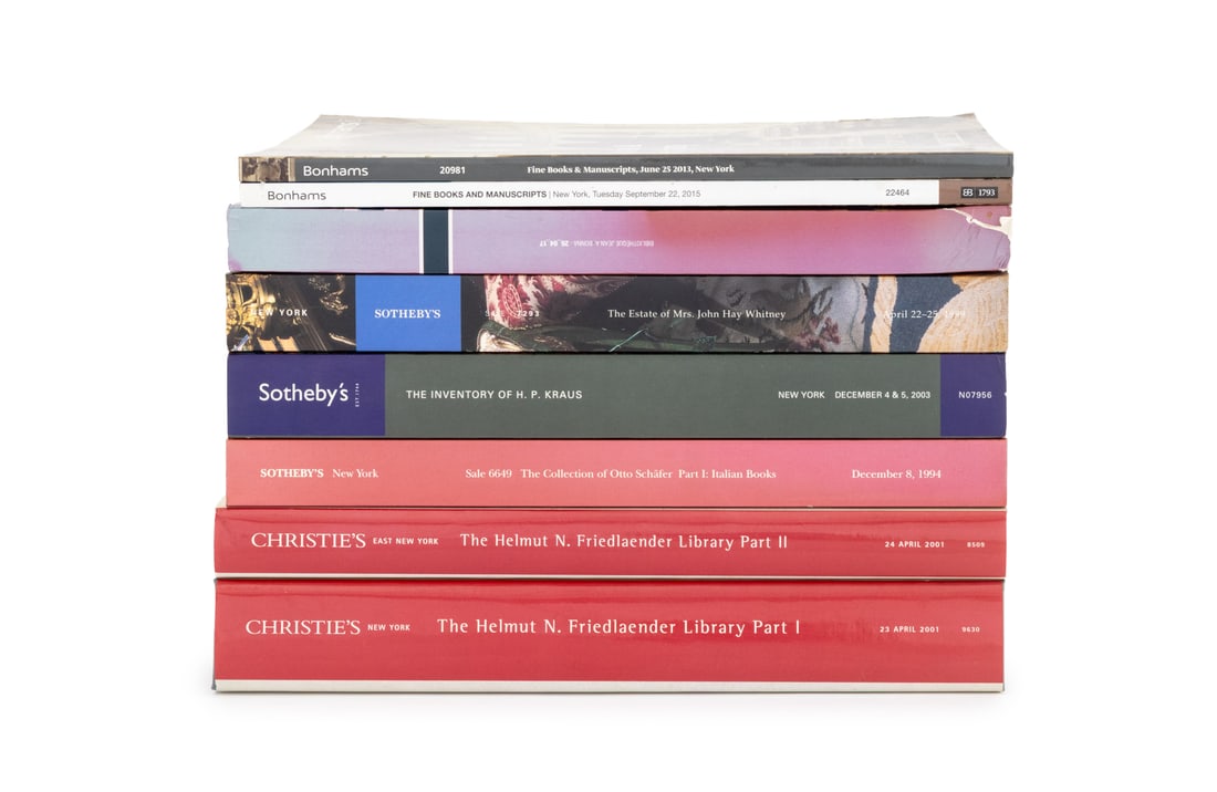 Auction House Book Sale Catalogs, 8 (1 of 10)