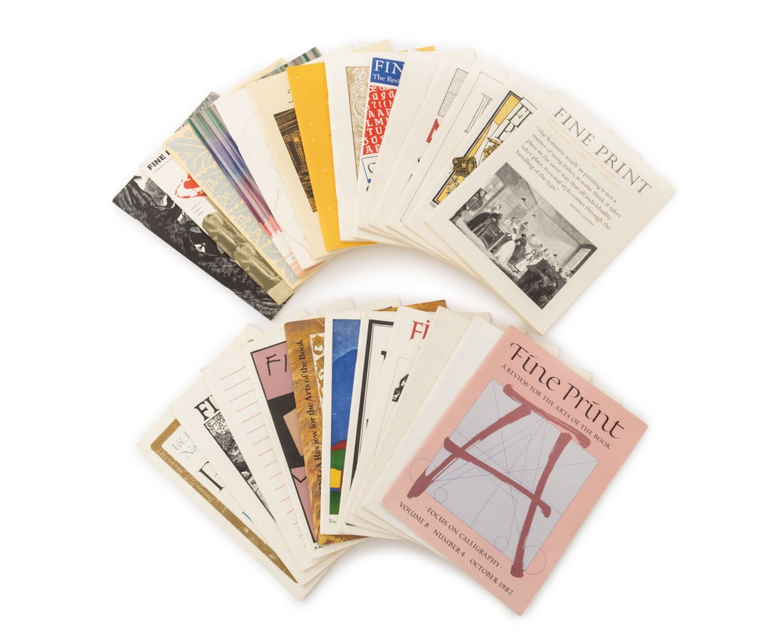 "Fine Print: Review for the Arts of the Book", 25 (1 of 11)