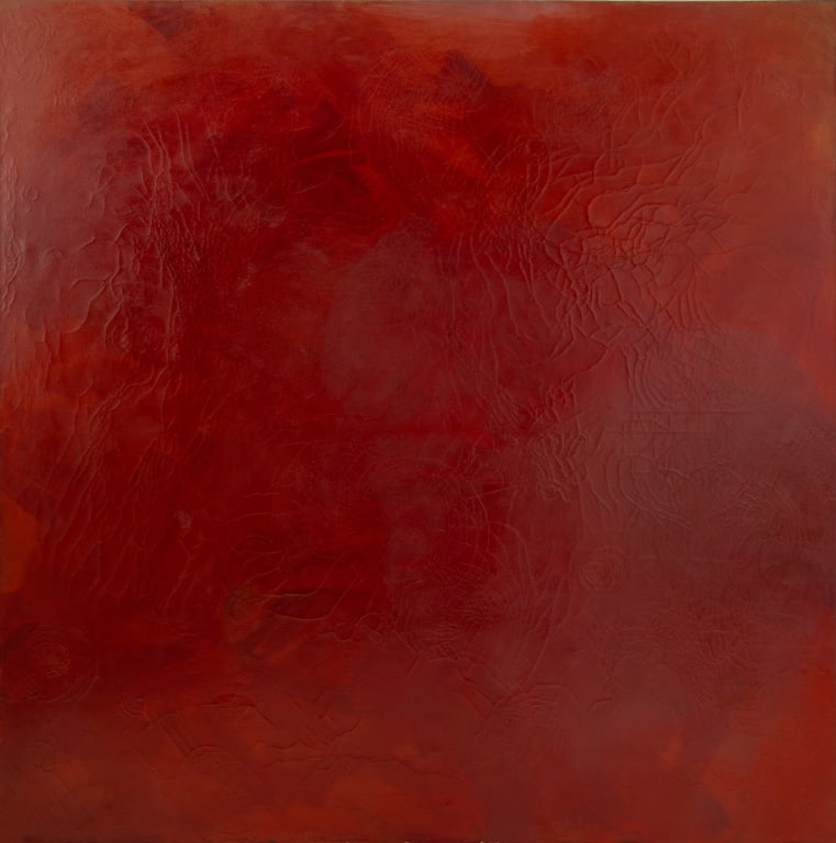 Suzan Frecon "Red Painting Continuation", 1983 (1 of 8)