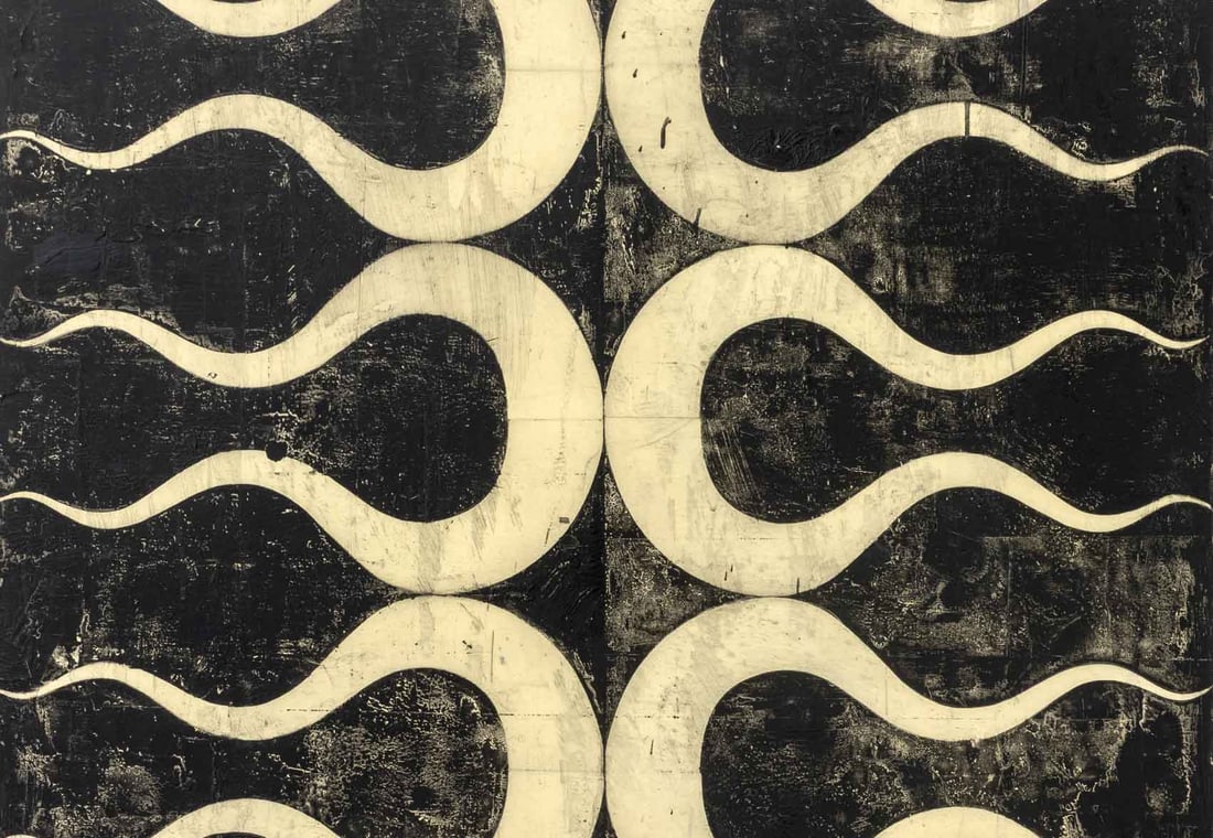 Ken Kelly "Root" Mixed Media on Canvas, 1993 - 2