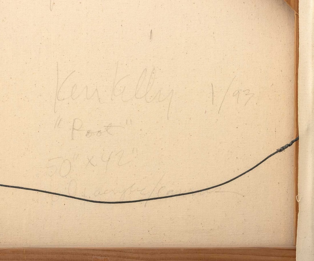 Ken Kelly "Root" Mixed Media on Canvas, 1993 - 4