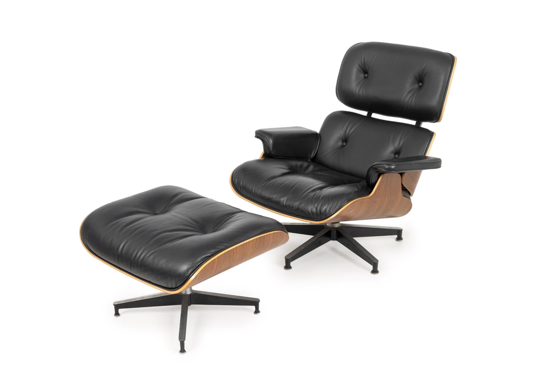 Eames Herman Miller Lounge Chair and Ottoman (1 of 14)