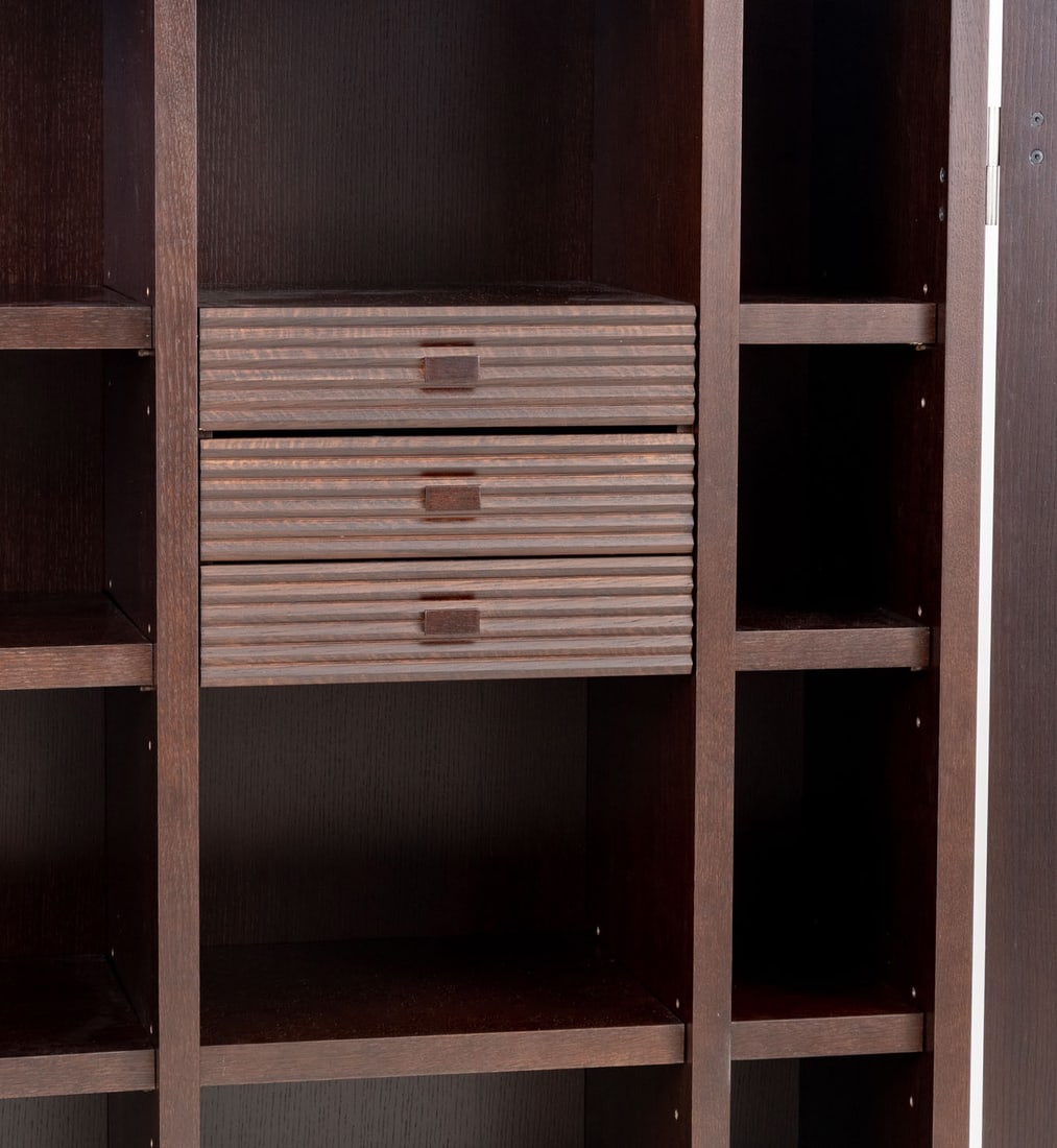 Antonio Citterio Style Wenge Wood Armoire - 5