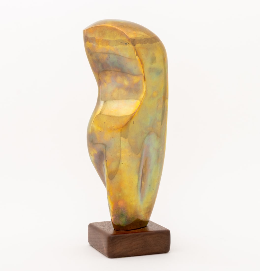 John Schackerman Stylized Torso Bronze Sculpture - 6