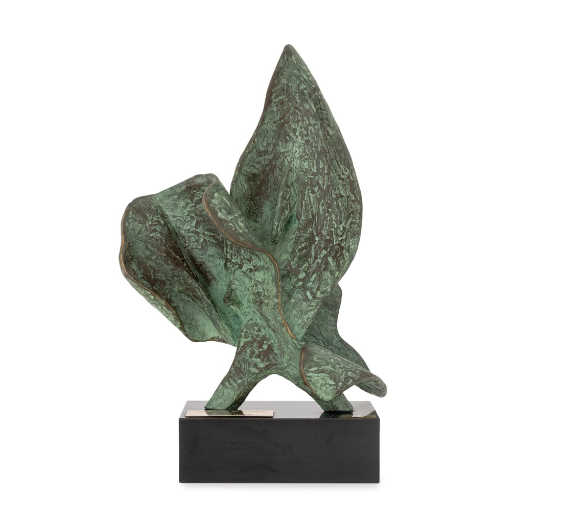 Tanya Poust Abstract Patinated Bronze, 1971 (1 of 10)