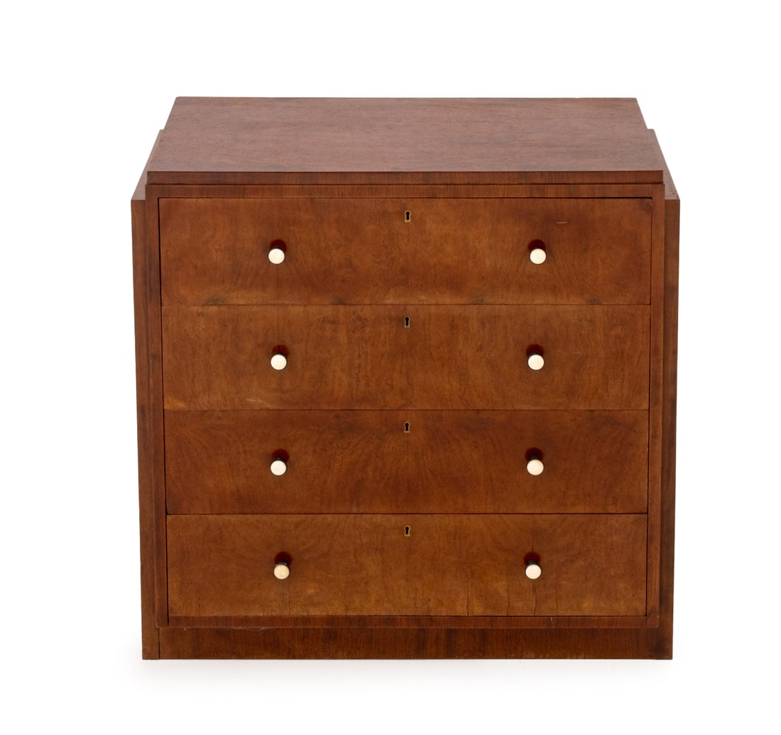 Art Deco Walnut Chest of Drawers (1 of 8)