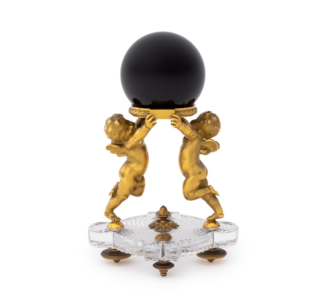 Baccarat Crystal & Gilt Bronze Cherub Centerpiece (1 of 13)