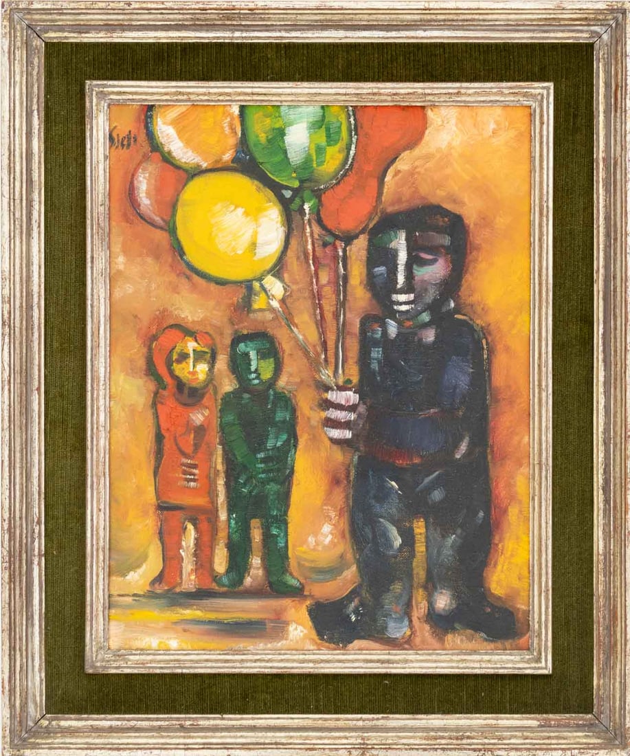 Bruno Saetti Attr. Untitled Oil on Canvas (1 of 8)